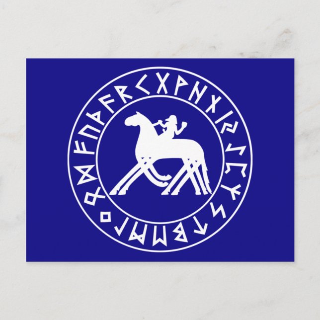 Schild auf der Postkarte (Vorderseite)