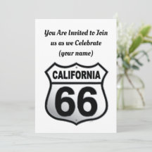 Schild "California Route 66"