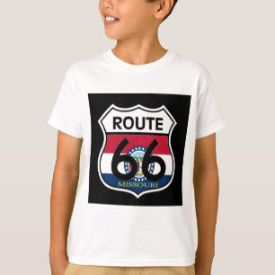 Schild der Flagge von Missouri 66 T-Shirt