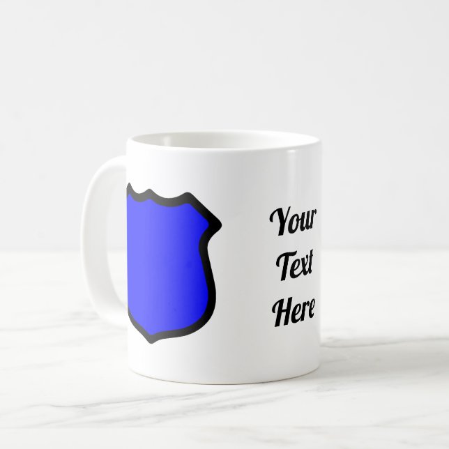 Schild des heiligen Michael Kaffeetasse 1 (Vorderseite Links)