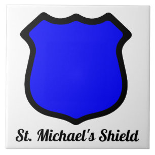 Schild des hl. Michael Fliese
