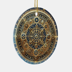 Schild des Schutzschildes durch ej gold Keramik Ornament