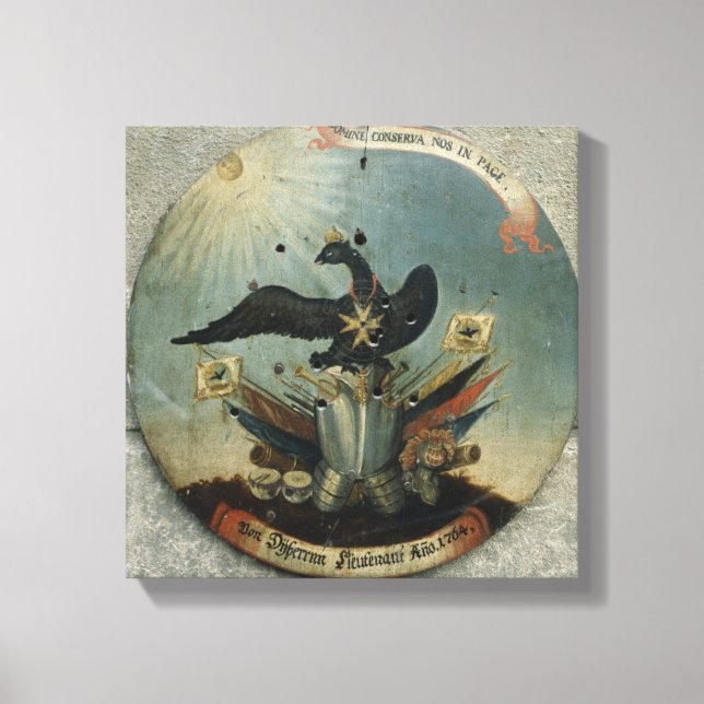 Schild eines preußischen Offiziers, 1764 (Vorderseite)