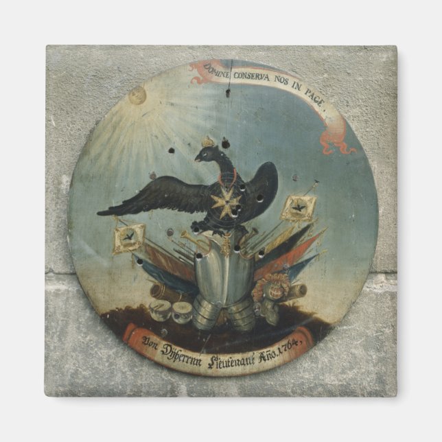 Schild eines preußischen Offiziers, 1764 Magnet (Vorne)
