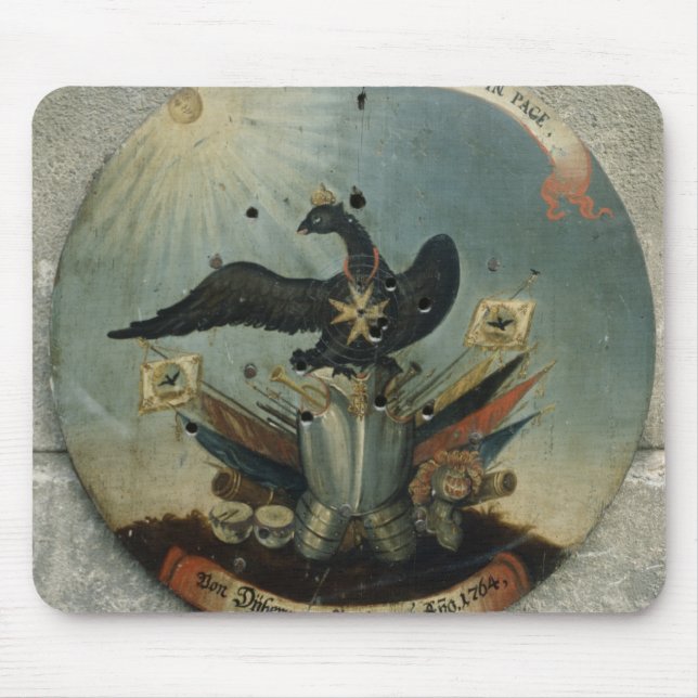 Schild eines preussischen Offiziers, 1764 Mousepad (Vorne)