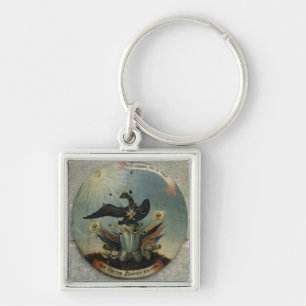 Schild eines preussischen Offiziers, 1764 Schlüsselanhänger