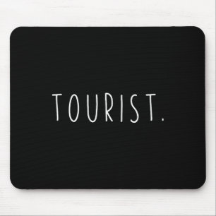 Schild für ausländische Touristen, die englische U Mousepad