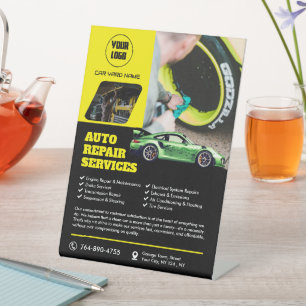 Schild für Auto-Reparaturdienste
