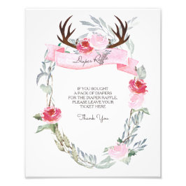 Schild für den Hirschantler