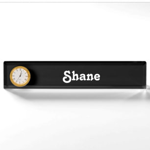 Schild für Schreibtisch Shane Namensplakette