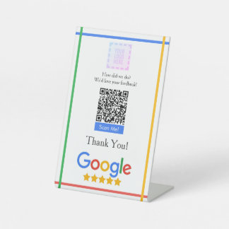 Schild mit der Google-Prüfkarte
