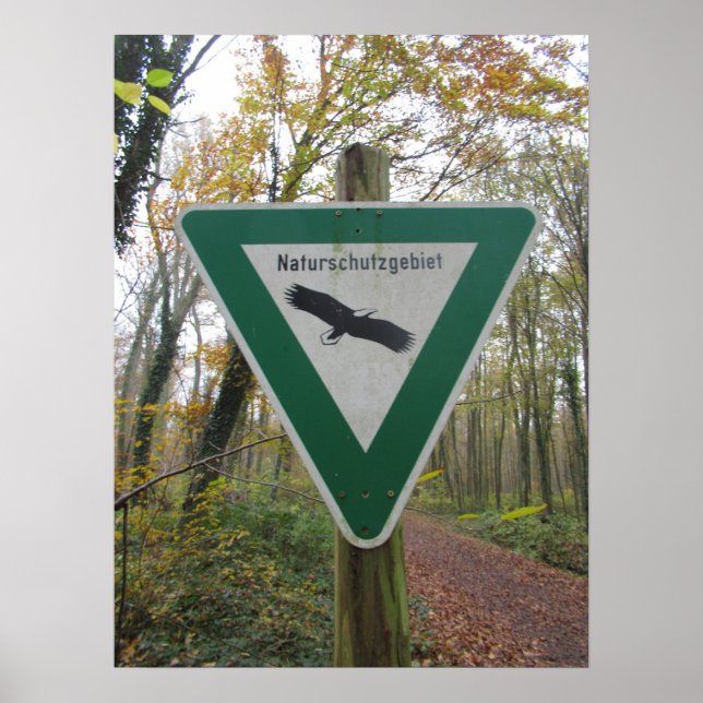 Schild Naturschutzgebiet (Vorne)