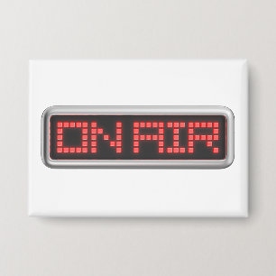 Schild "ON AIR" Studio Button