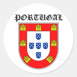 Schild Portugal Runder Aufkleber