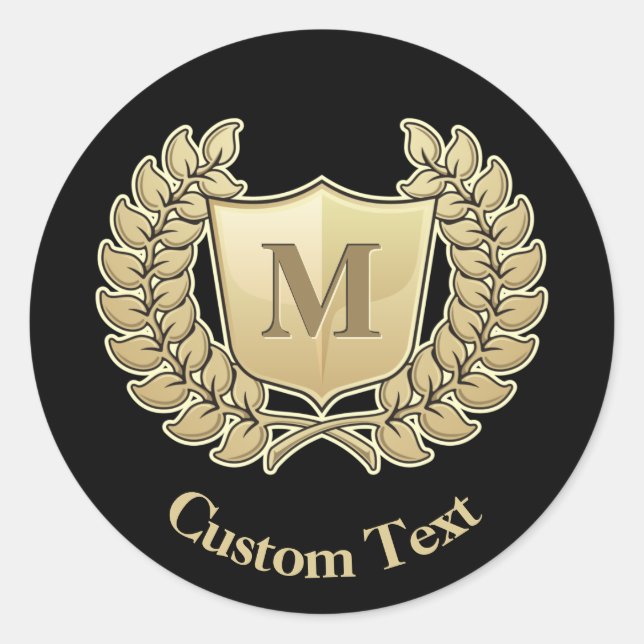 Schild Runder Aufkleber (Vorderseite)