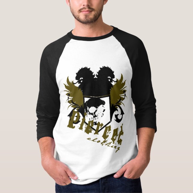 Schild und Engel T-Shirt (Vorderseite)