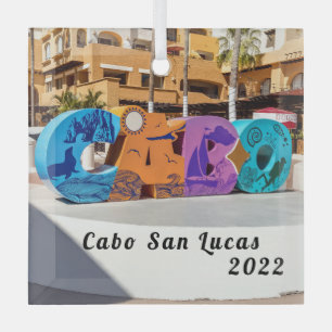 Schild von Cabo San Lucas, Ornament Aus Glas