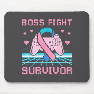 Schilddrüsenkrebs-Bewusstseins-Boss-Fight-Überlebe Mousepad