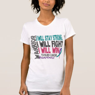 Schilddrüsenkrebs-Krieger T-Shirt