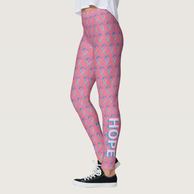 Schilddrüsenkrebserklärungsband - Leggings (Links)
