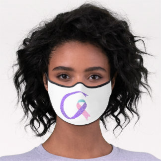 Schilddrüsenkrebserklärungsmaske Premium Mund-Nasen-Maske