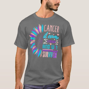 Schilddrüsenkrebserkrankung Überlebende Sonnenblum T-Shirt
