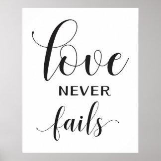 Schilder für Hochzeiten - 1 Korinther 13