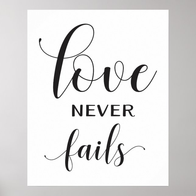Schilder für Hochzeiten - 1 Korinther 13 (Vorne)