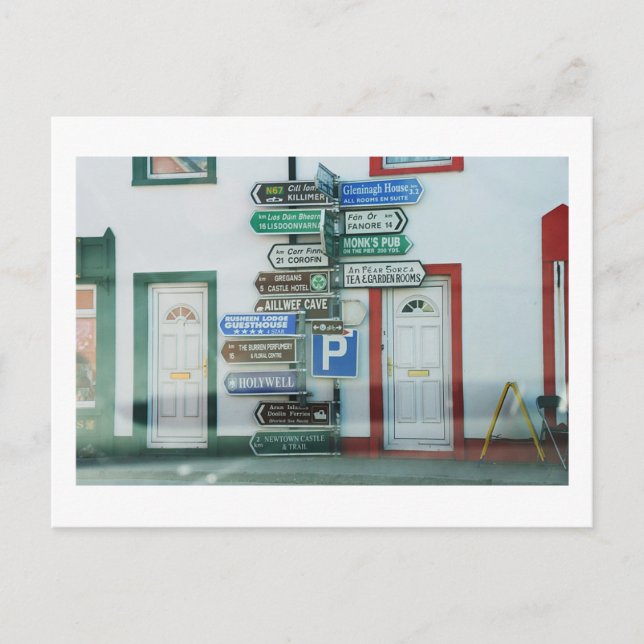 Schilder Postkarte (Vorderseite)