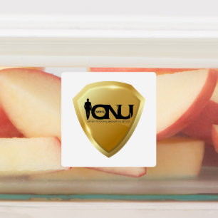 Schildkleber für das sichere IonU-Logo Etiketten