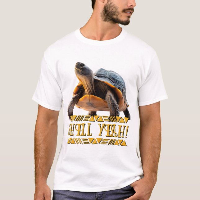 Schildkröte 001 Shell Yeah! T-Shirt (Vorderseite)