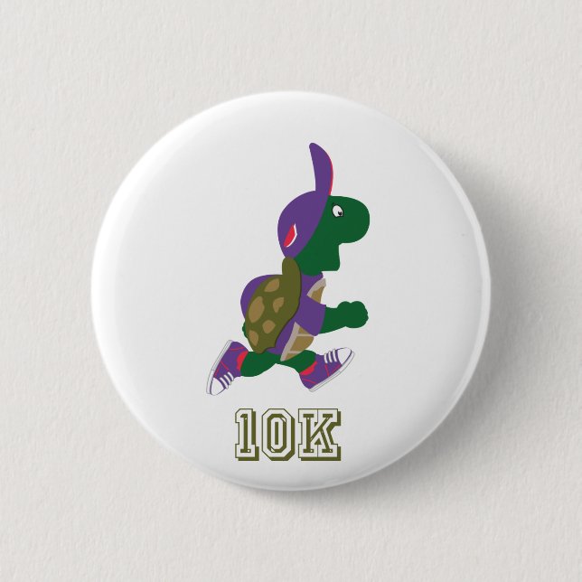 Schildkröte 10K - Lila Button (Vorderseite)