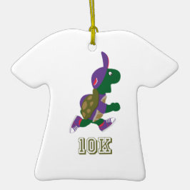 Schildkröte 10K - Lila Keramik Ornament