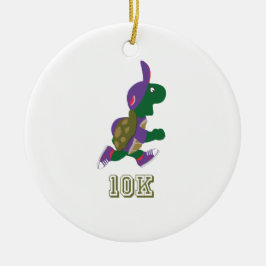 Schildkröte 10K - Lila Keramik Ornament