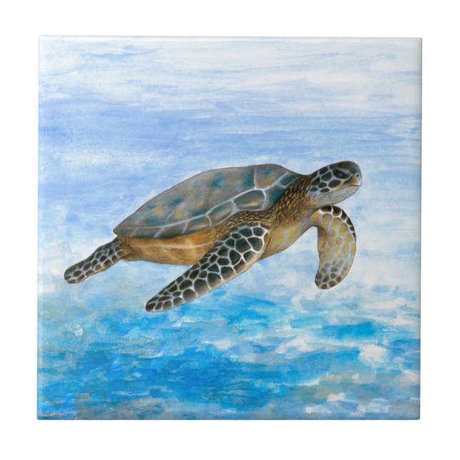 Schildkröte 1 fliese (Vorderseite)
