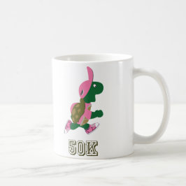 Schildkröte 50 K - Rosa Kaffeetasse