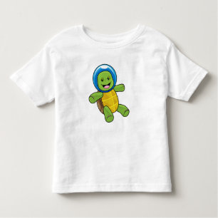 Schildkröte als Astronaut mit Glaskugel Kleinkind T-shirt