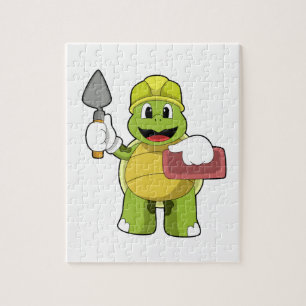 Schildkröte als Mason mit Stone