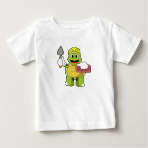Schildkröte als Mason mit Stone Baby T-shirt