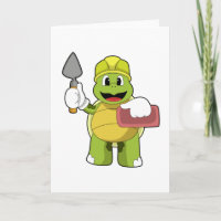 Schildkröte als Mason mit Stone