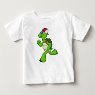 Schildkröte als Runner mit Cap Baby T-shirt