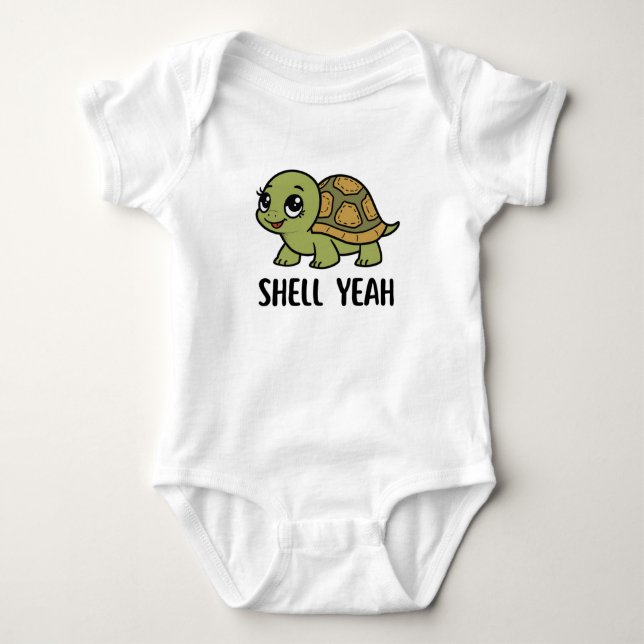 Schildkröte Baby Strampler (Vorderseite)