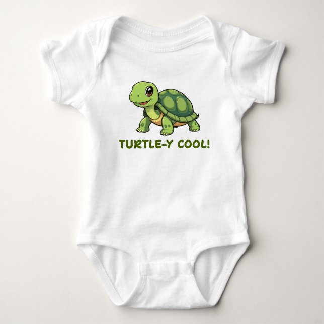 Schildkröte Baby Strampler (Vorderseite)