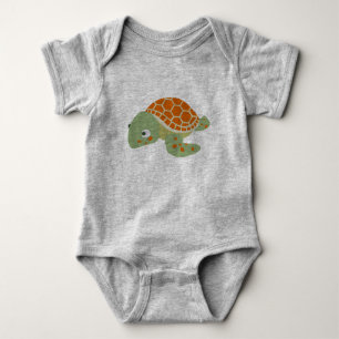 Schildkröte Baby Strampler