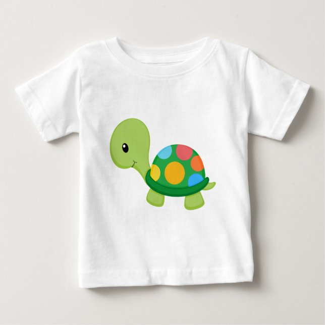 Schildkröte Baby T-shirt (Vorderseite)