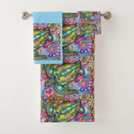 Schildkröte Badhandtuch Set