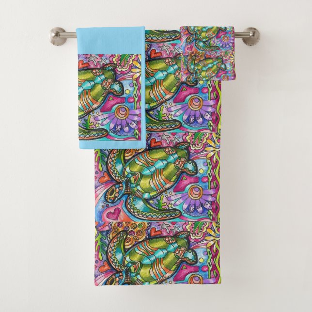 Schildkröte Badhandtuch Set (Insitu)