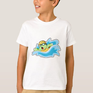 Schildkröte beim Schwimmen im Wasser T-Shirt