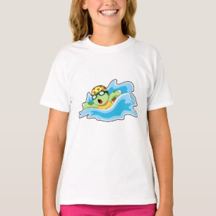 Schildkröte beim Schwimmen im Wasser T-Shirt