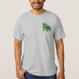 Schildkröte Besticktes T-Shirt